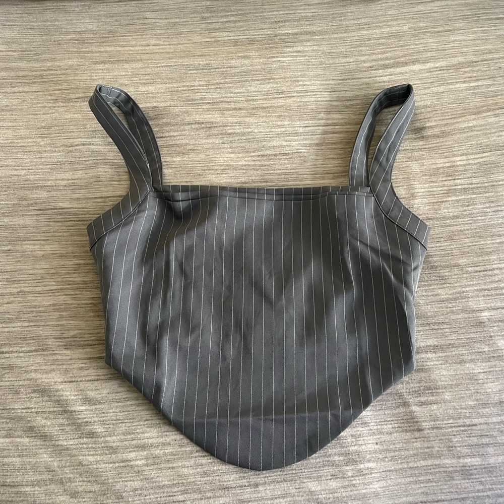 Princess Polly Grey Corset Top